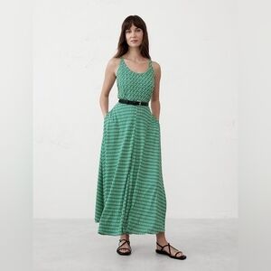 Banana Republic Factory Geo Patterned Midi Dress